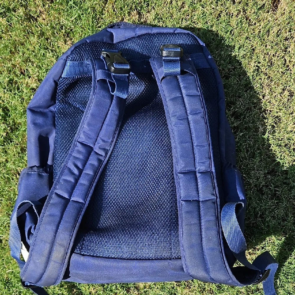 Navy Quilted Diaper Backpack